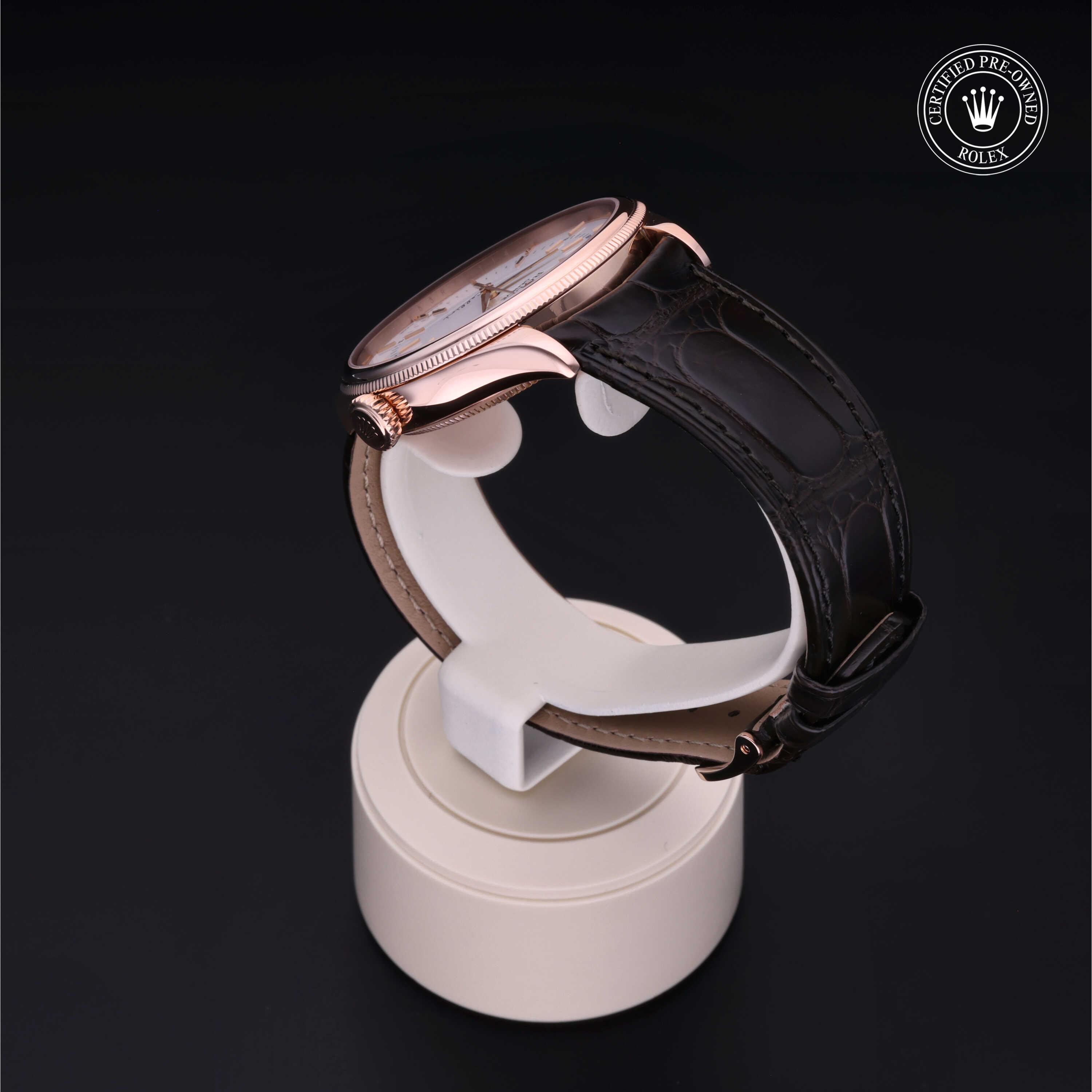 Cellini Time 勞力士中古錶認證 2017, 39毫米, 18K紅金
型號: 50505