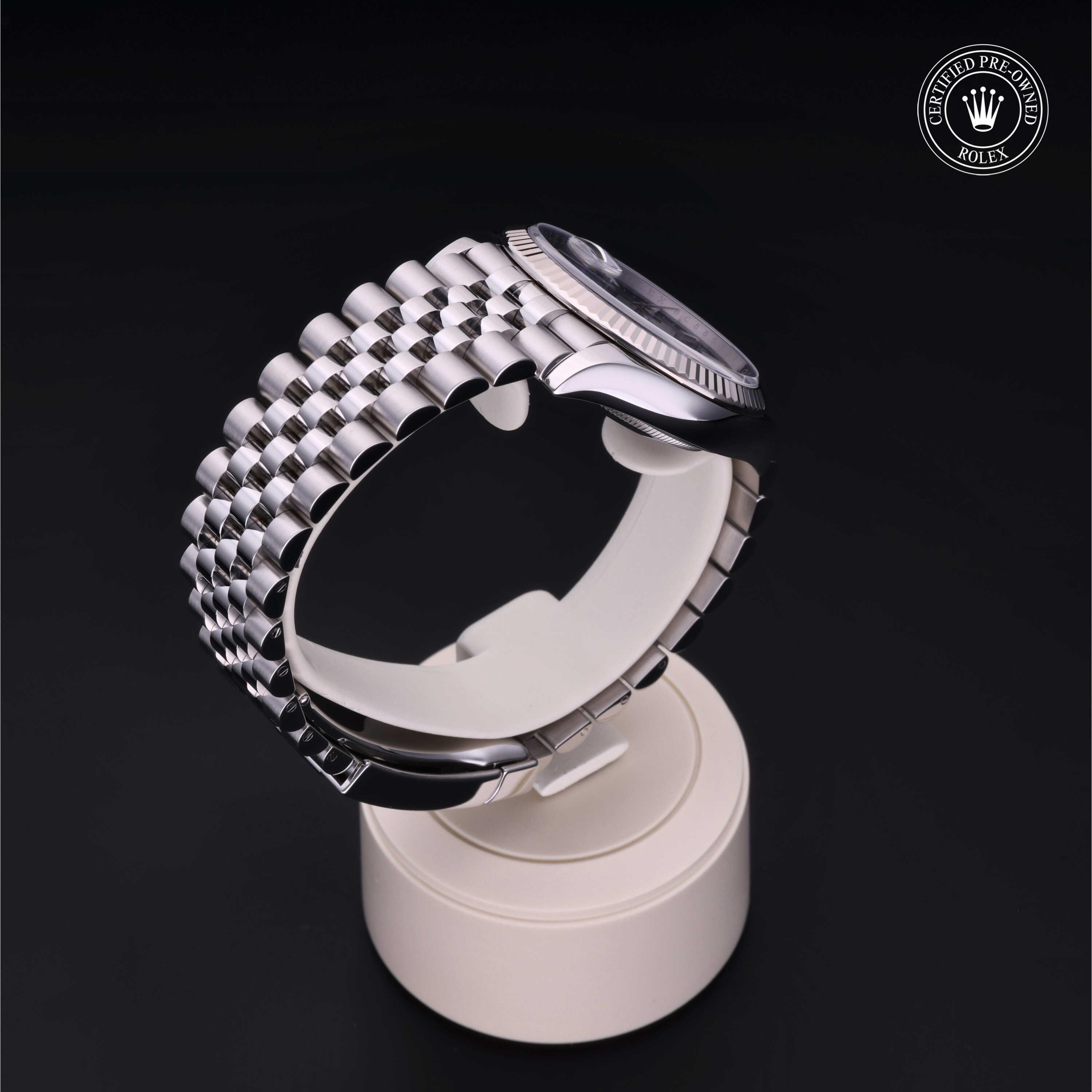 Datejust 36 勞力士中古錶認證 2022, 36毫米, 18K白色黃金鋼
型號: 126234