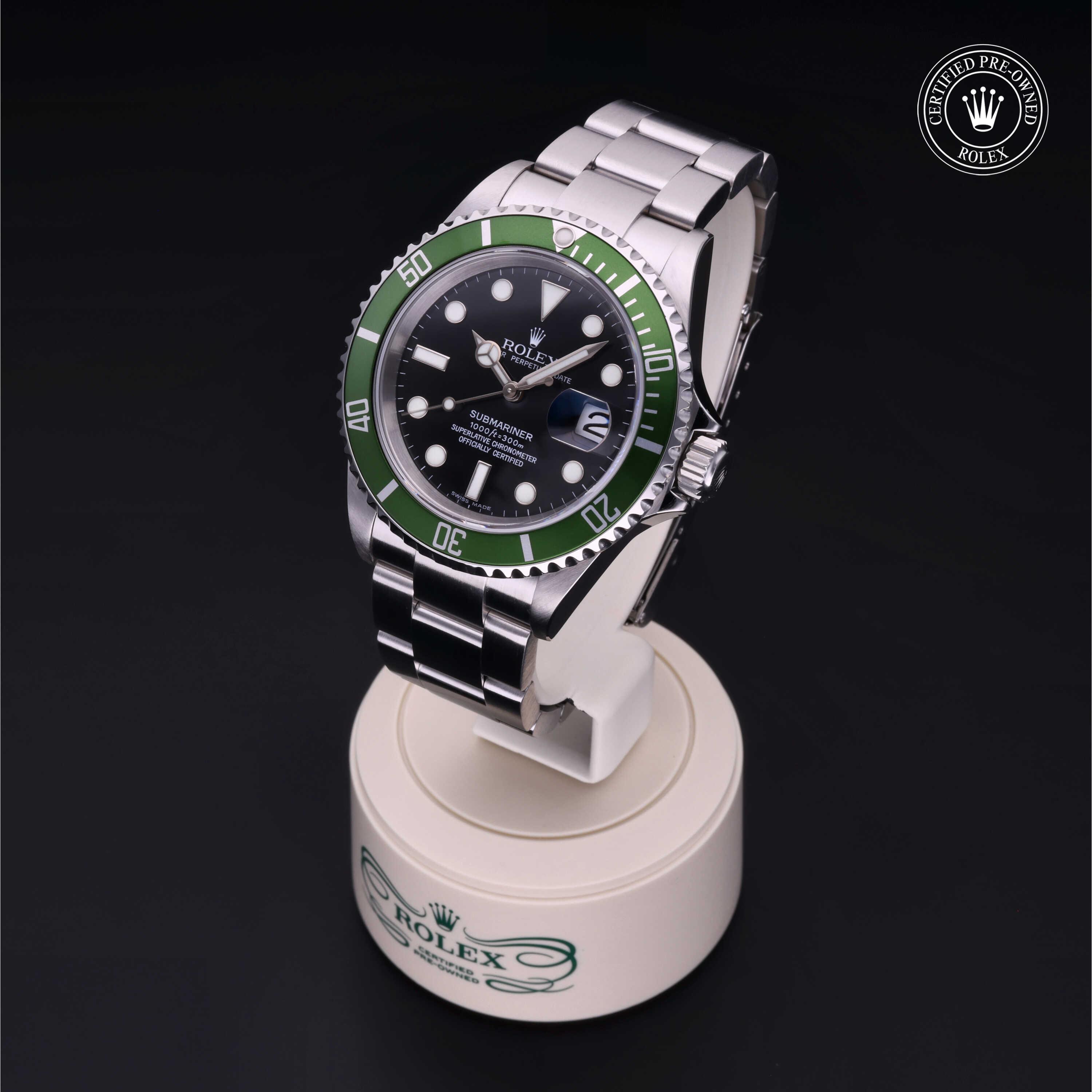 Oyster Perpetual Submariner Date 勞力士中古錶認證 2005, 40毫米, 鋼
型號: 16610LV