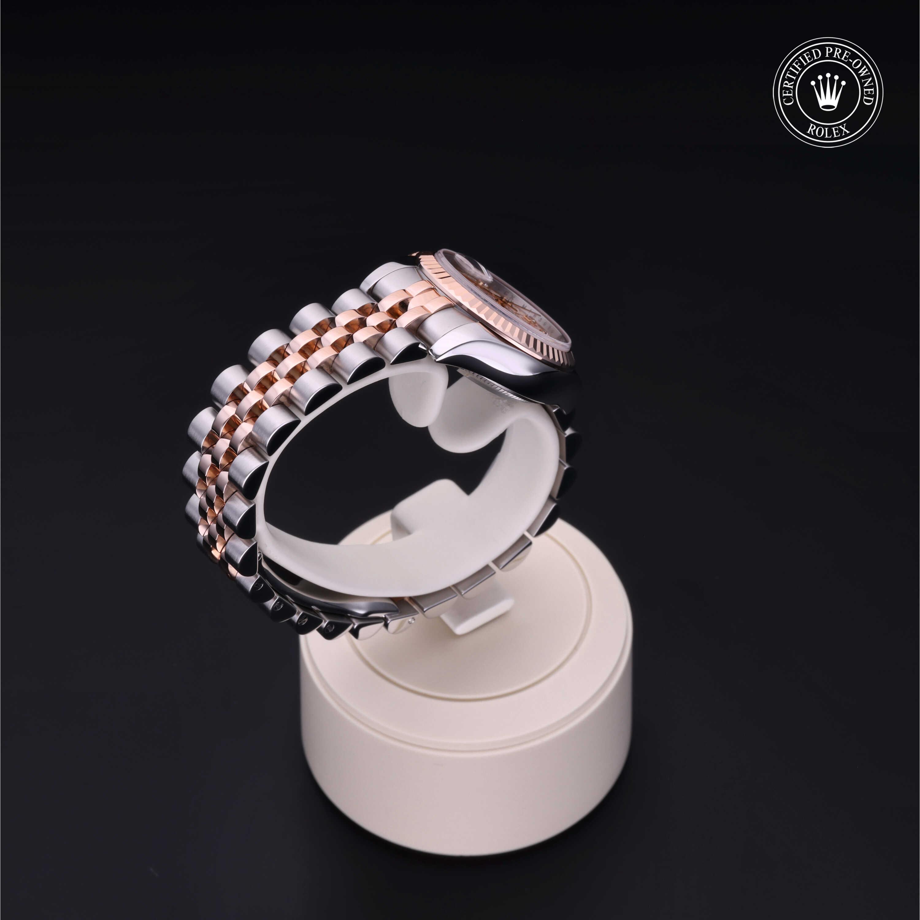Lady-Datejust 26 Rolex Certified Pre-Owned 2007, 26 mm, Rolesor 18 Carat Red
Reference: 179171