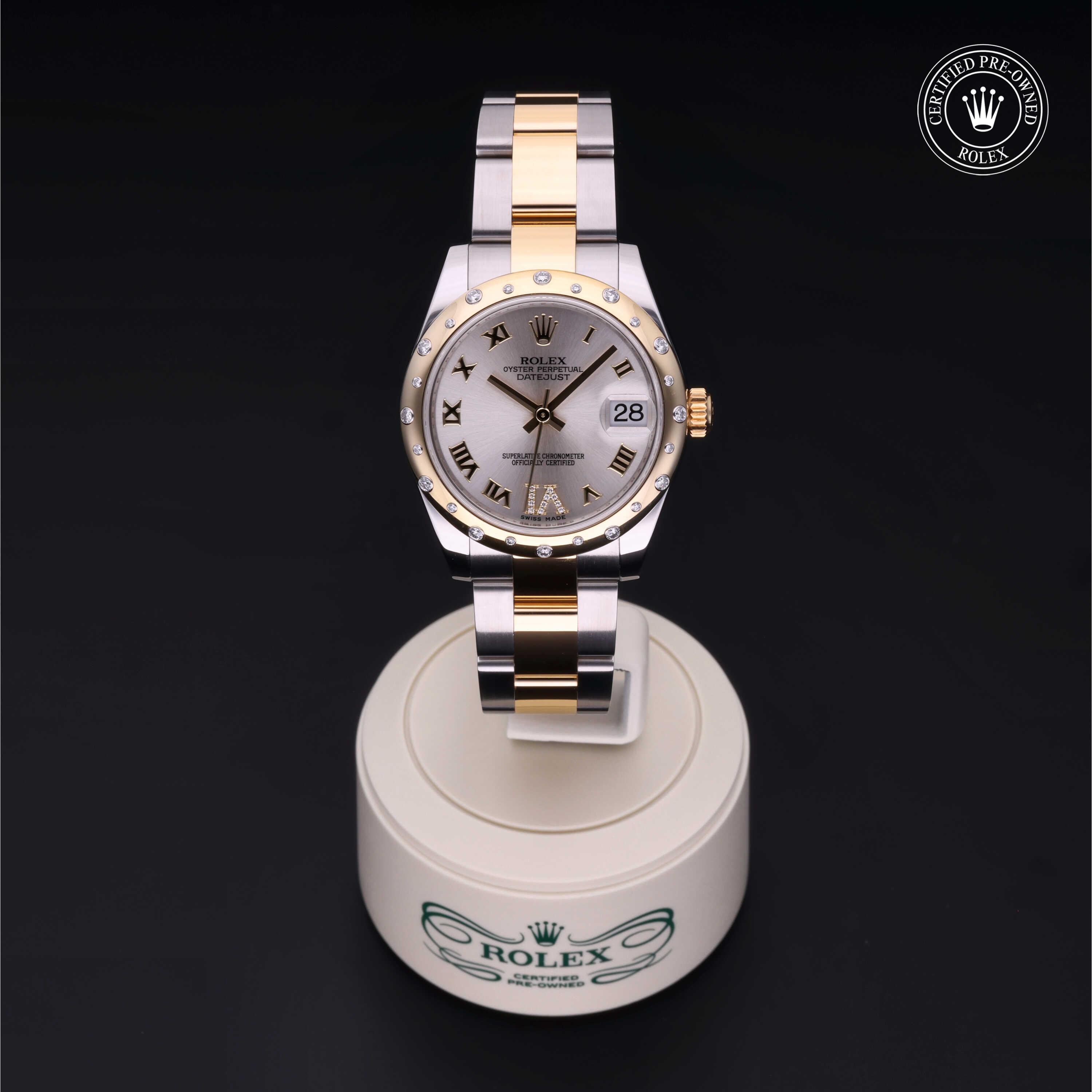 Datejust 31 勞力士中古錶認證 2012, 31毫米, 18K黃金鋼
型號: 178343