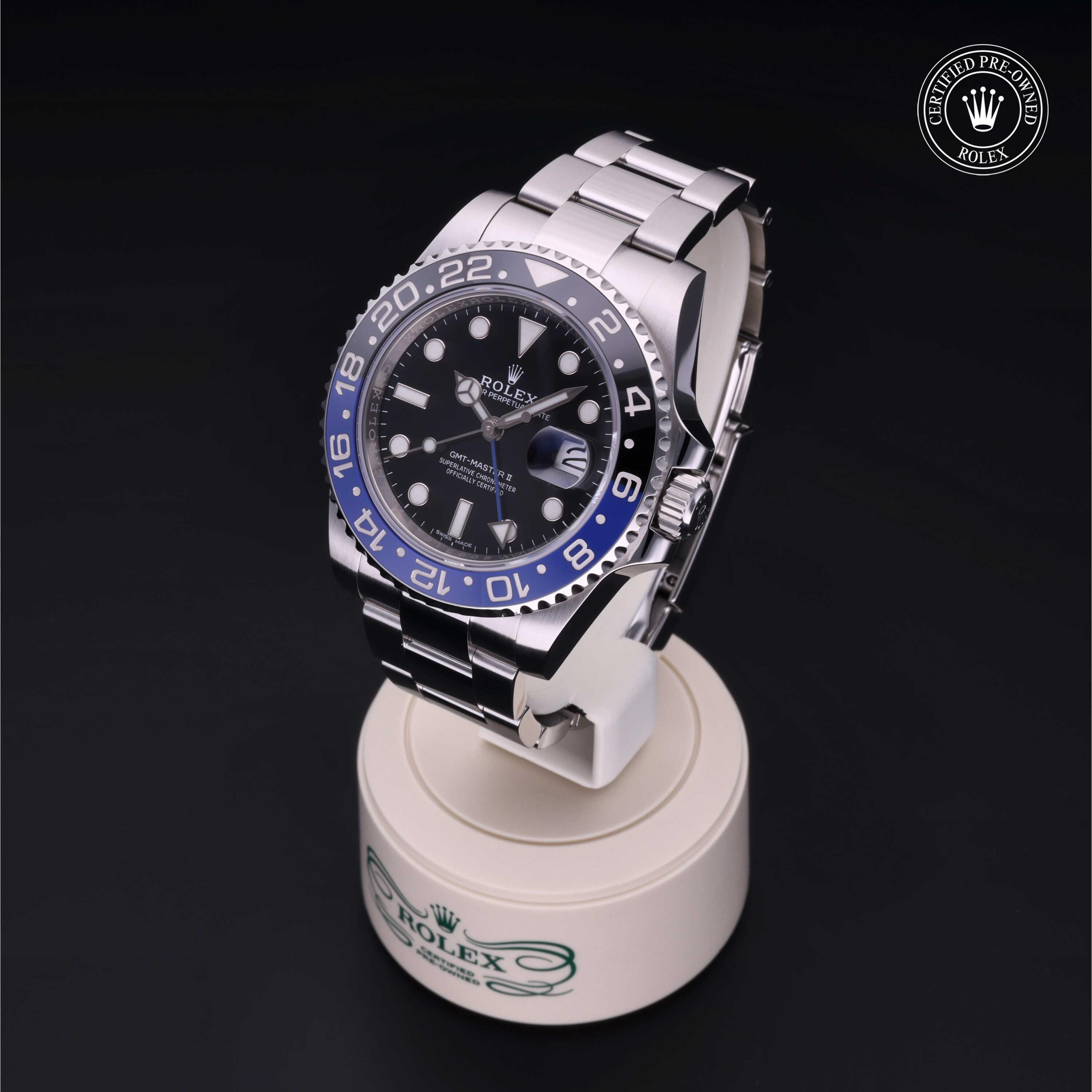 GMT-Master II 勞力士中古錶認證 2018, 40毫米, 鋼
型號: 116710BLNR