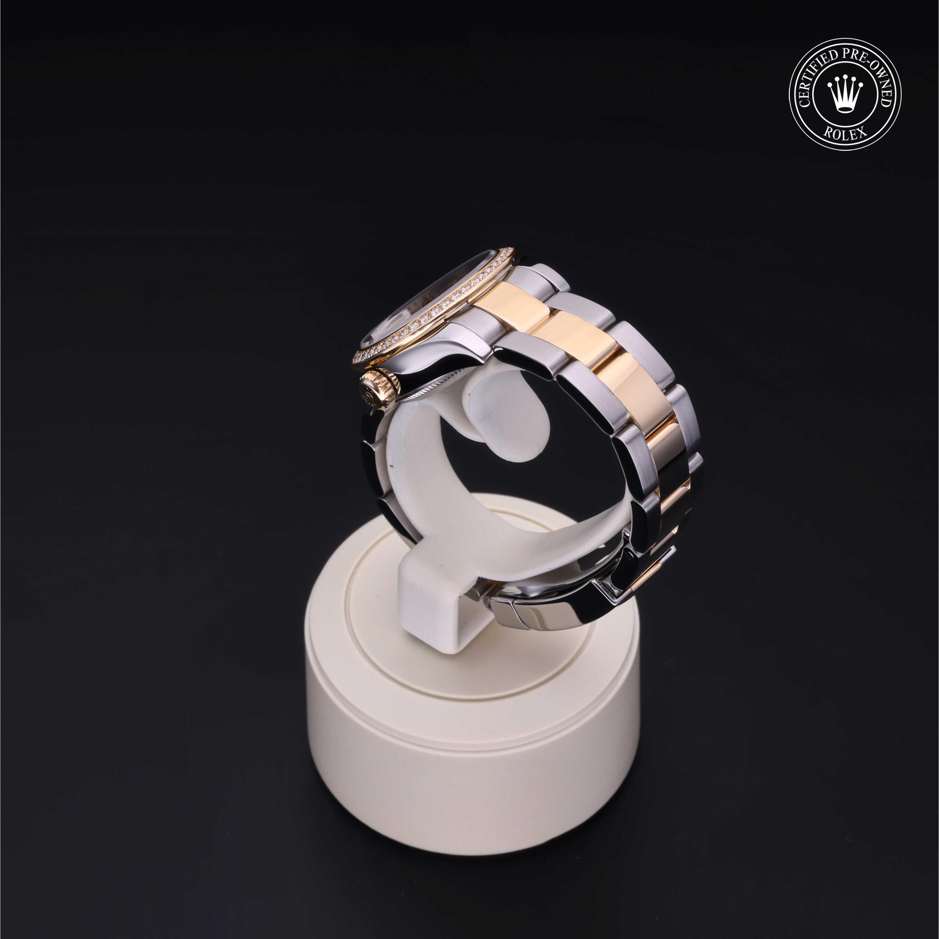 Lady-Datejust 26 勞力士中古錶認證 2012, 26毫米, 18K黃金鋼
型號: 179383