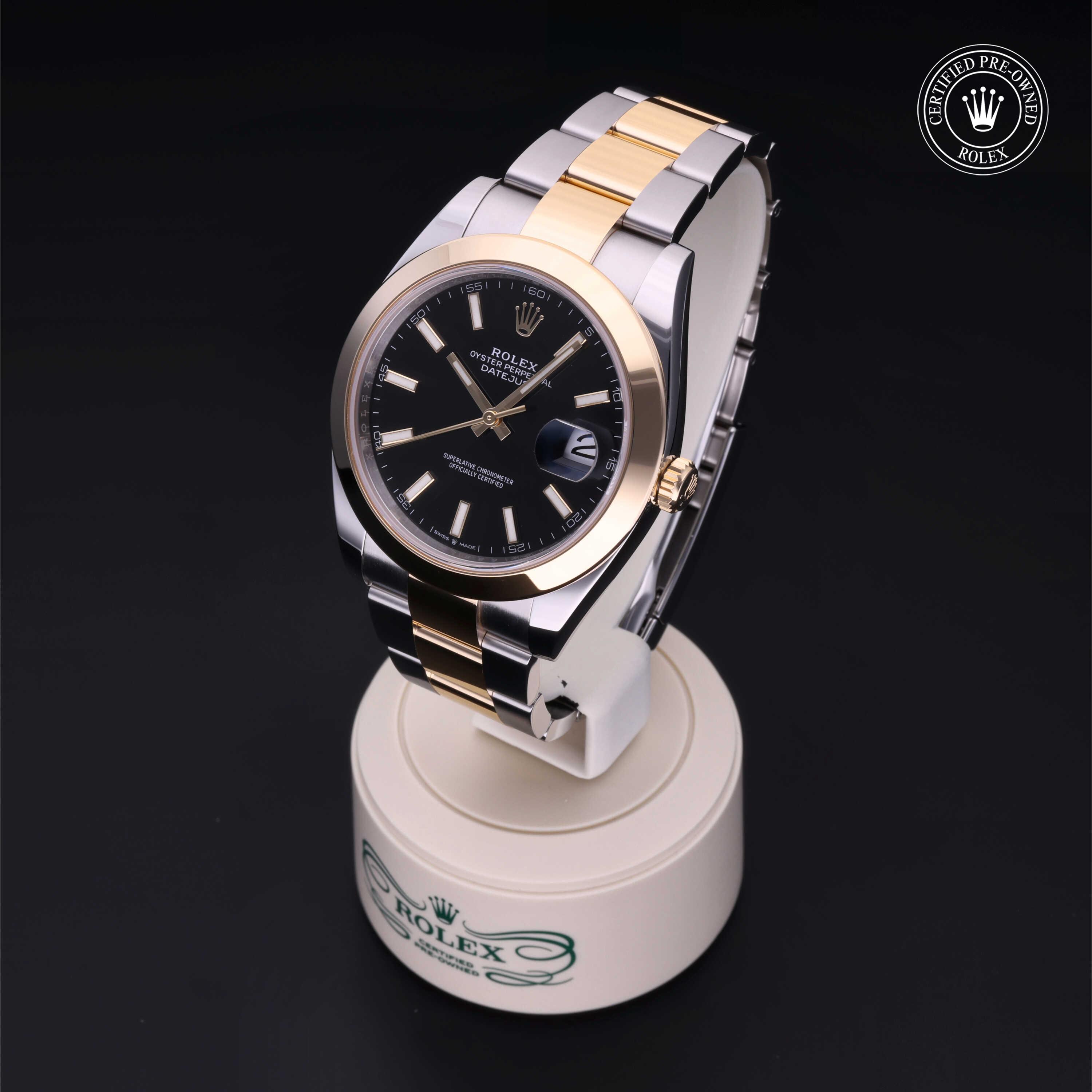 Datejust 41 勞力士中古錶認證 2021, 41毫米, 18K黃金鋼
型號: 126303