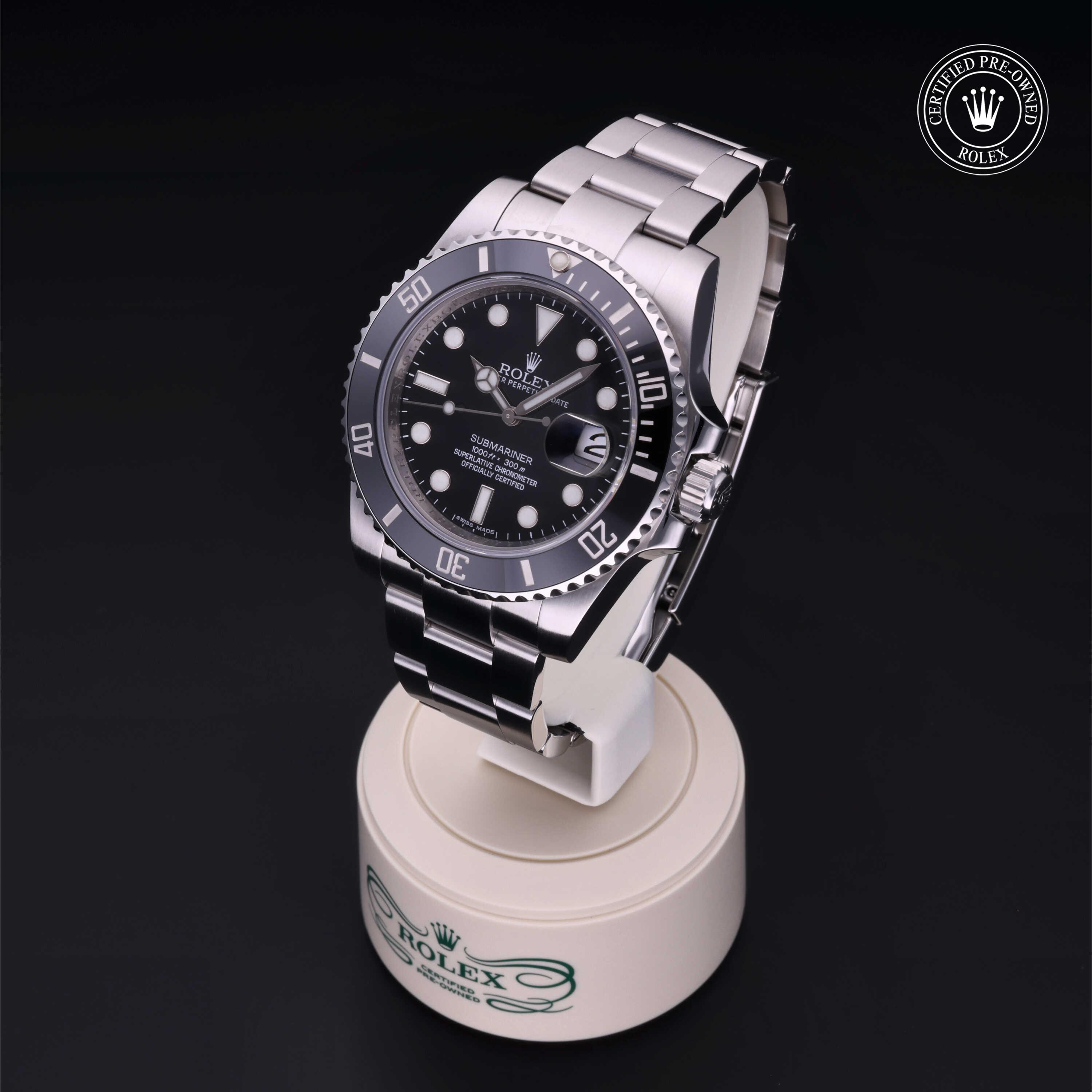 Submariner Date 勞力士中古錶認證 2011, 40毫米, 鋼
型號: 116610LN