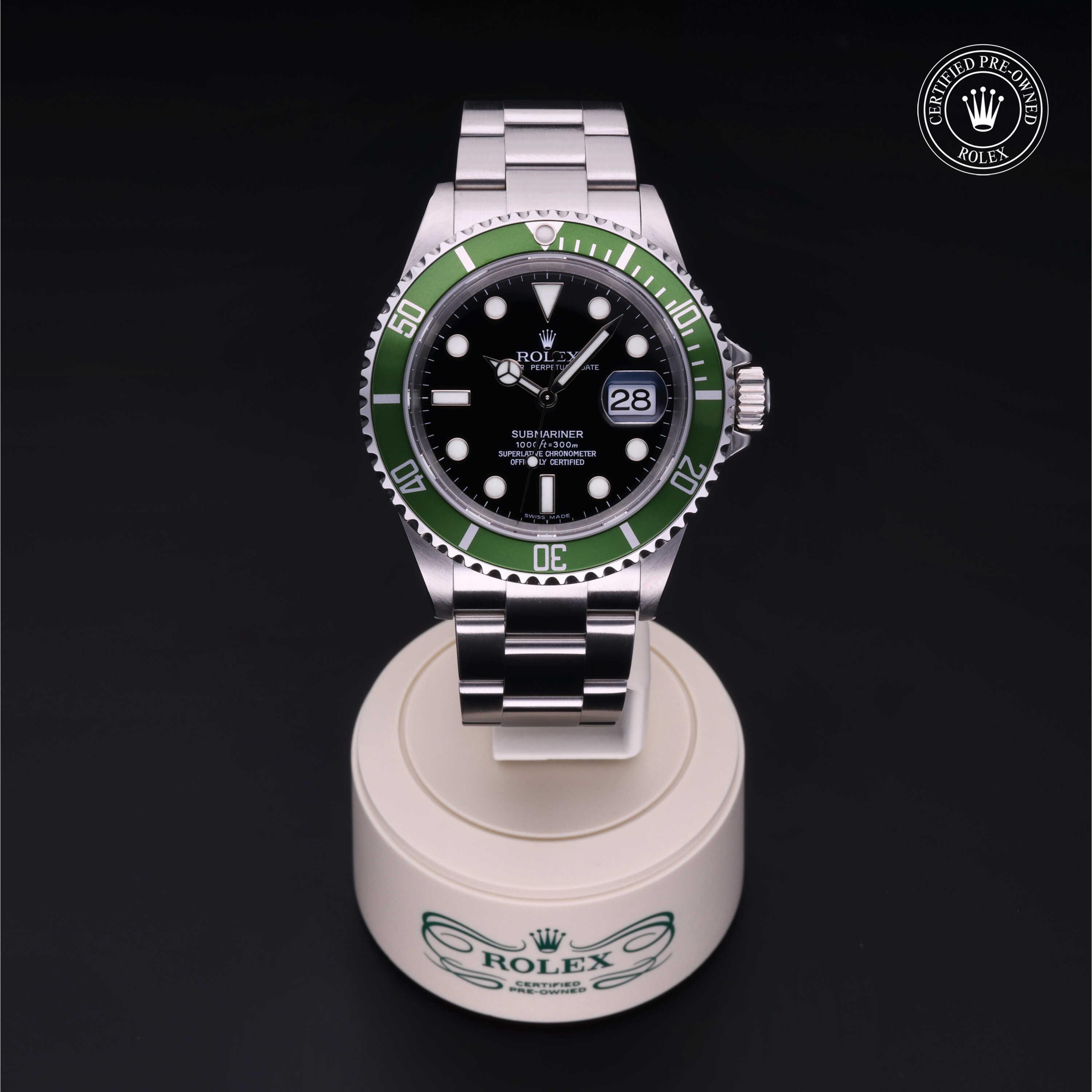 Oyster Perpetual Submariner Date 勞力士中古錶認證 2005, 40毫米, 鋼
型號: 16610LV
