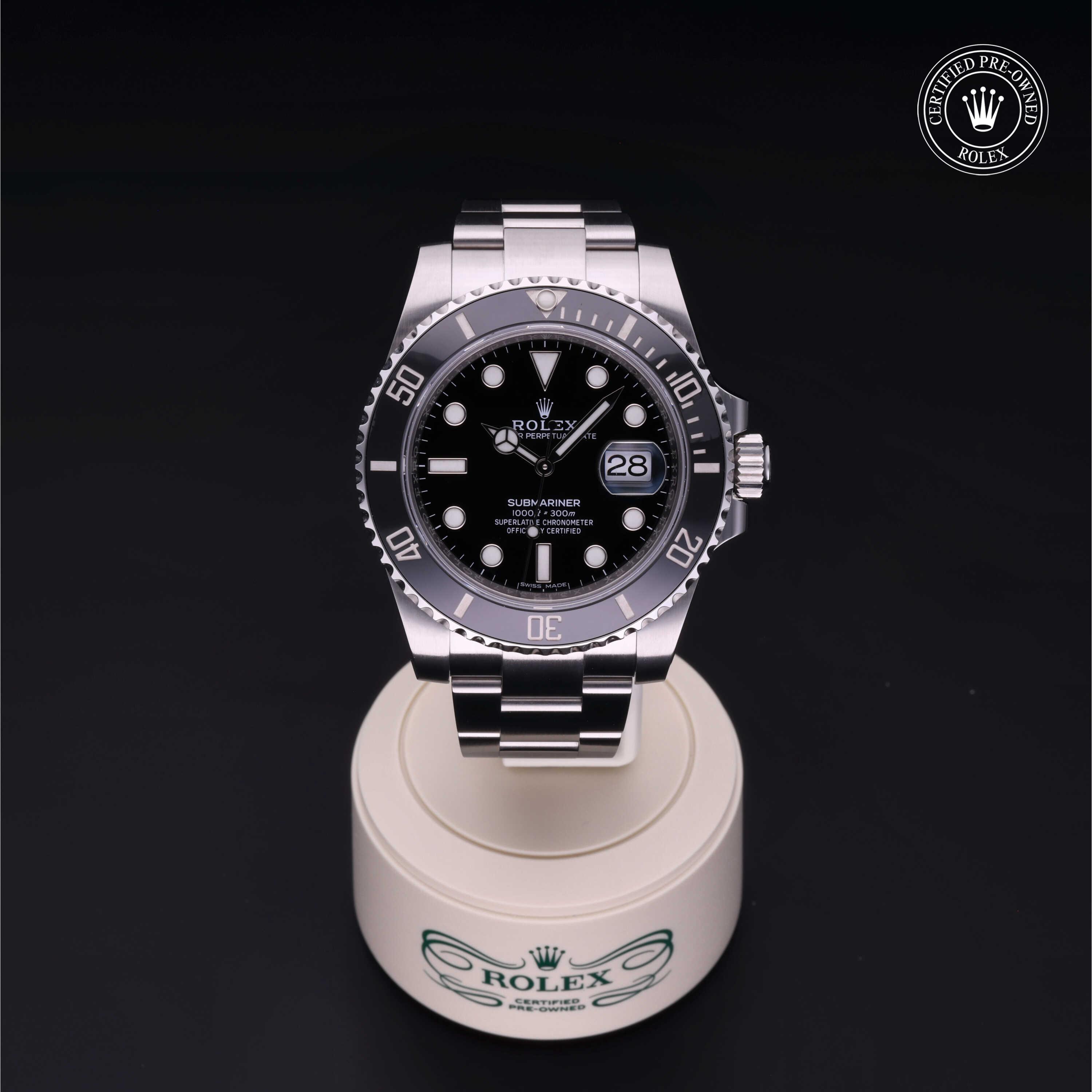 Submariner Date 勞力士中古錶認證 2019, 40毫米, 鋼
型號: 116610LN