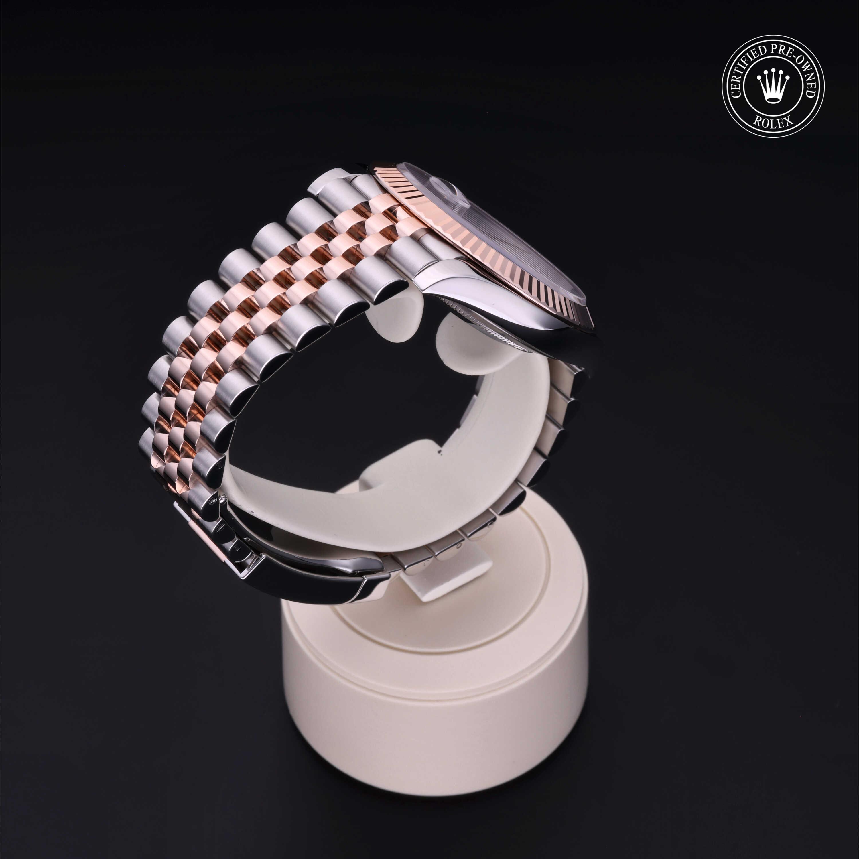 Datejust 41 勞力士中古錶認證 2022, 41毫米, 18K紅金鋼
型號: 126331