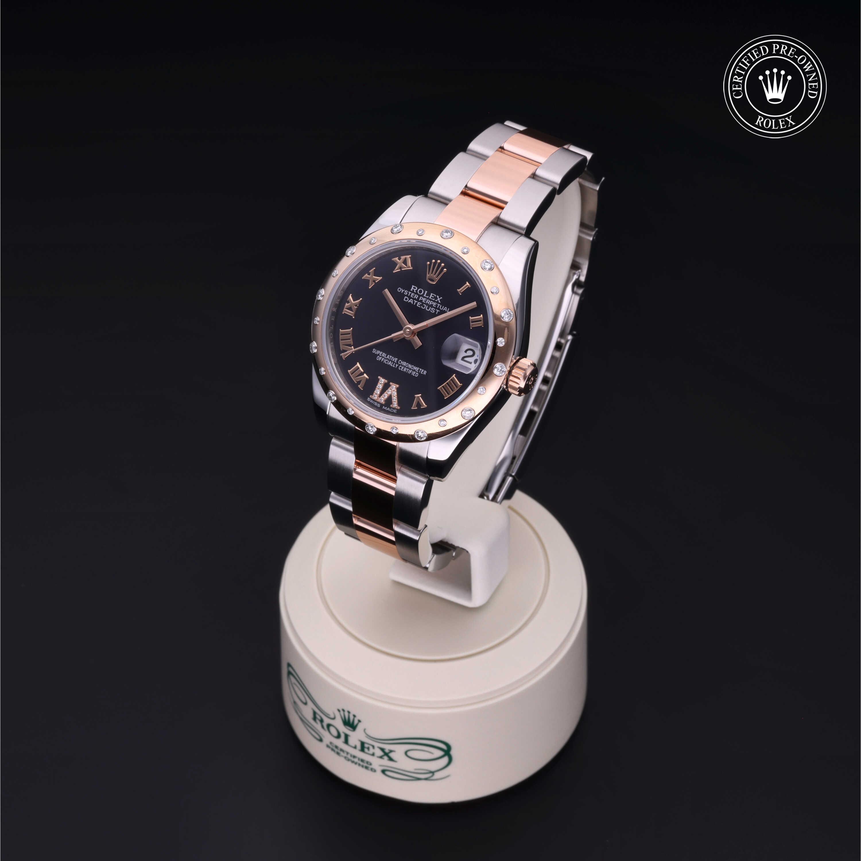 Datejust 31 勞力士中古錶認證 2016, 31毫米, 18K紅金鋼
型號: 178341
