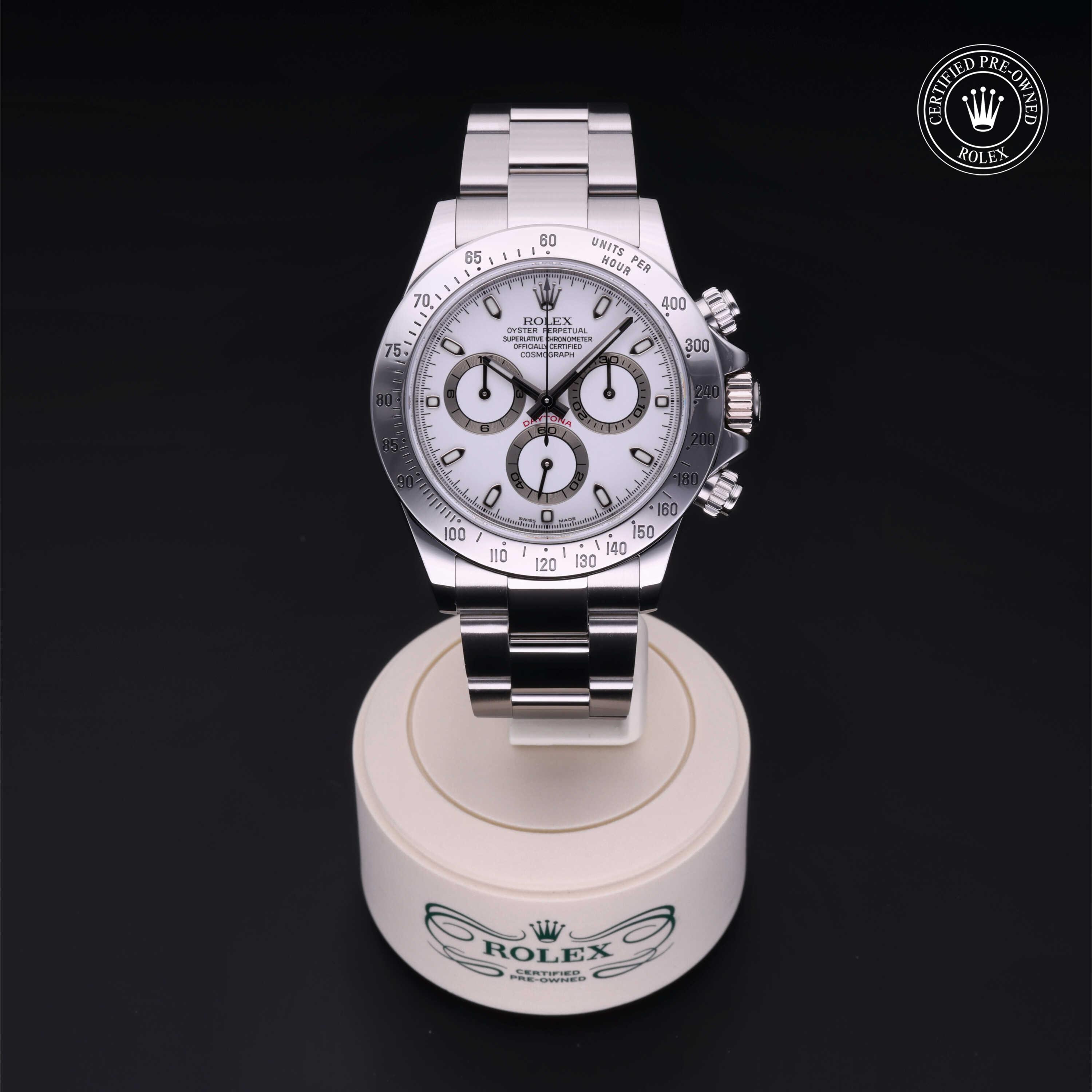 Cosmograph Daytona 勞力士中古錶認證 2005, 40毫米, 鋼
型號: 116520