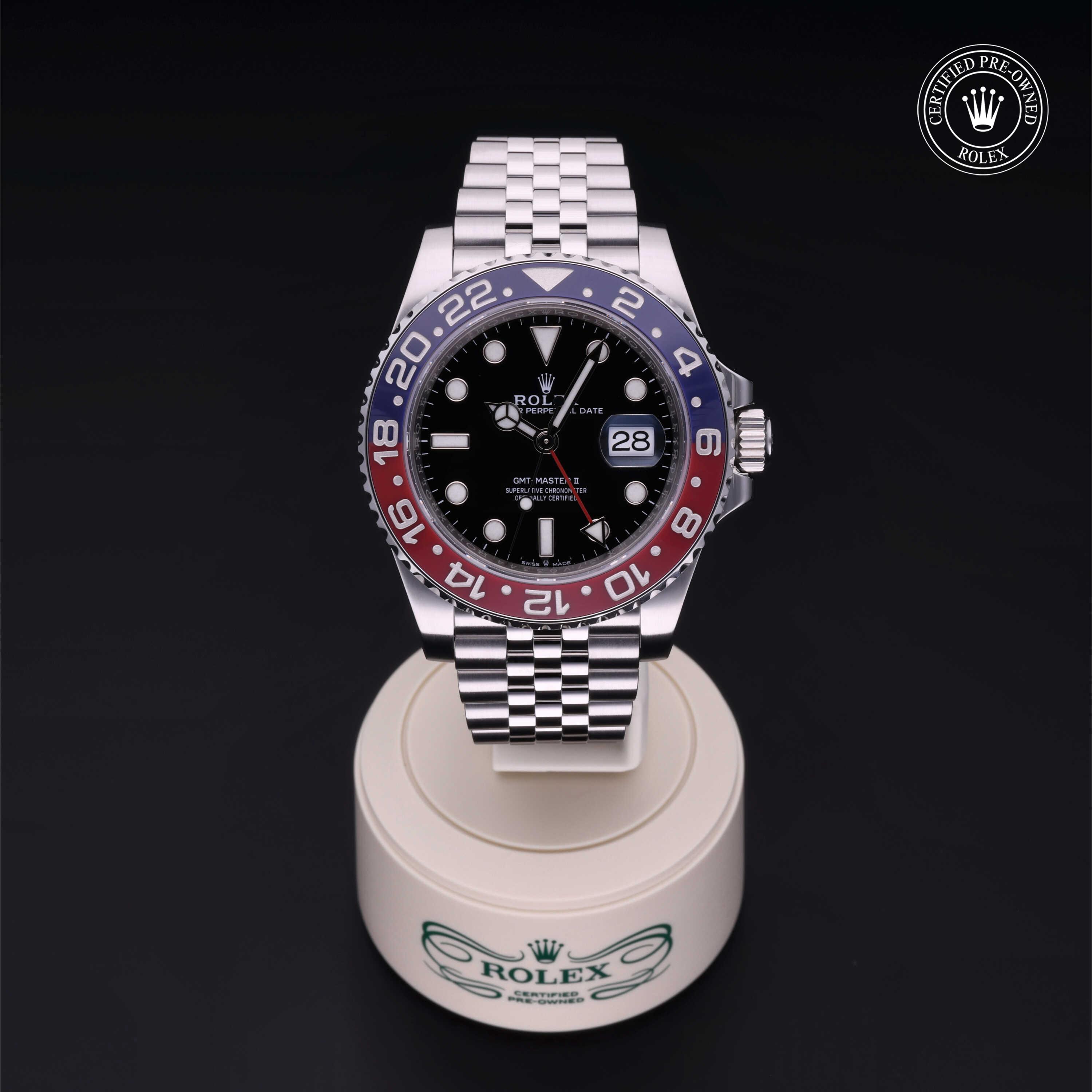 GMT-Master II 勞力士中古錶認證 2018, 40毫米, 鋼
型號: 126710BLRO