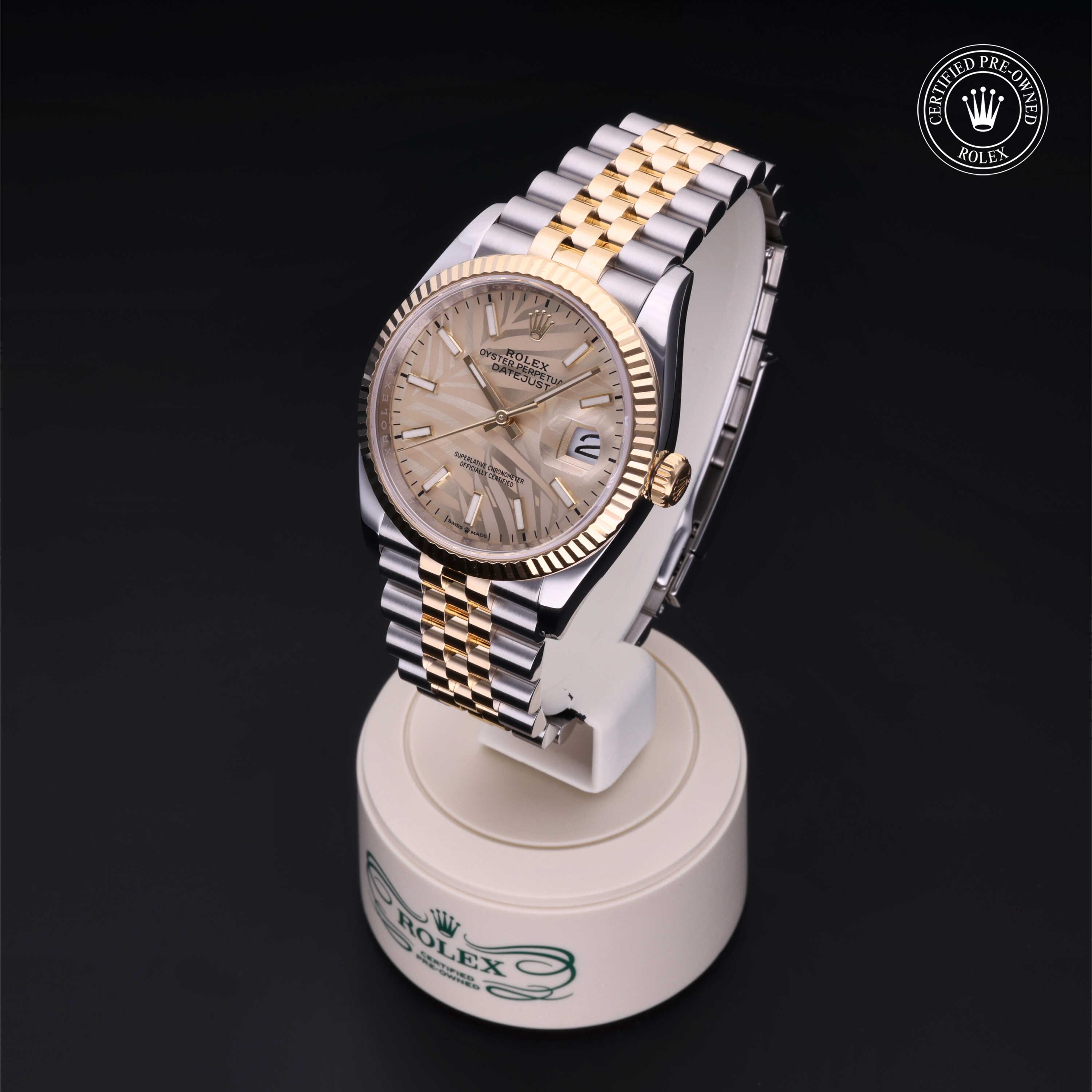 Datejust 36 勞力士中古錶認證 2023, 36毫米, 18K黃金鋼
型號: 126233
