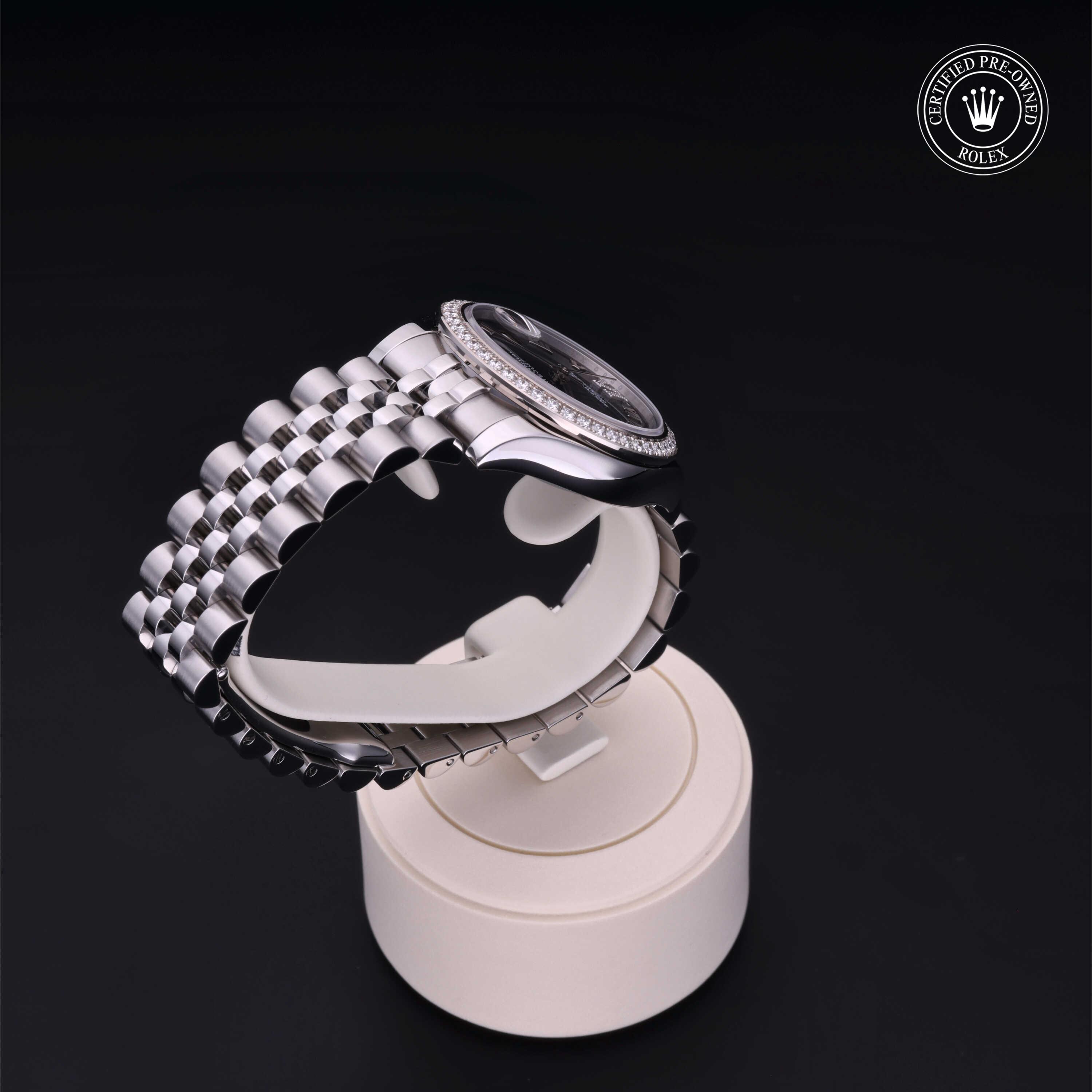 Datejust 31 勞力士中古錶認證 2013, 31毫米, 18K白色黃金鋼
型號: 178384