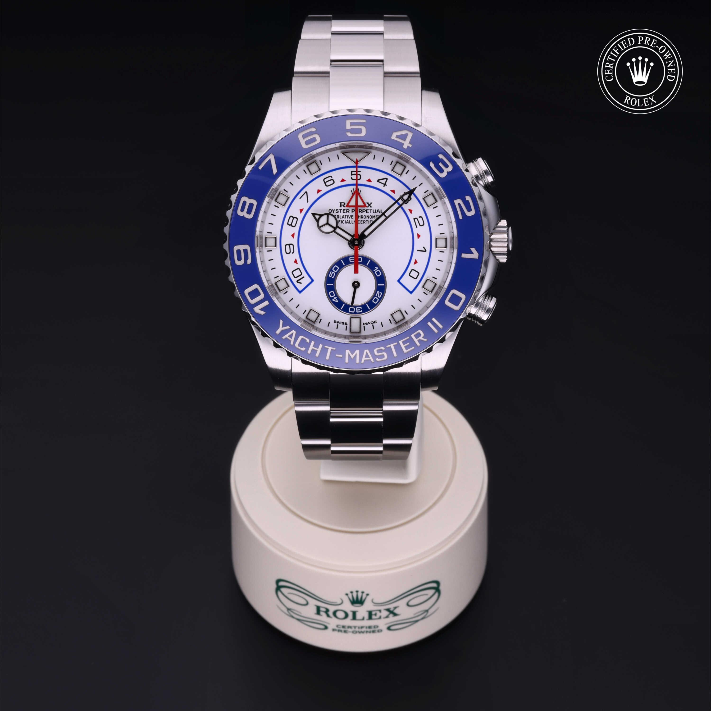 Yacht-Master II 勞力士中古錶認證 2017, 44毫米, 鋼
型號: 116680