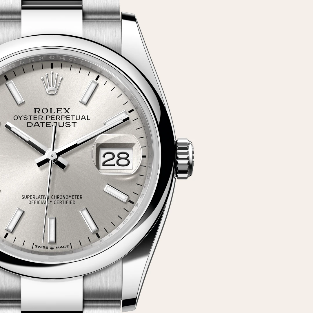 Rolex Datejust 36 Oyster, 36 mm, Oystersteel