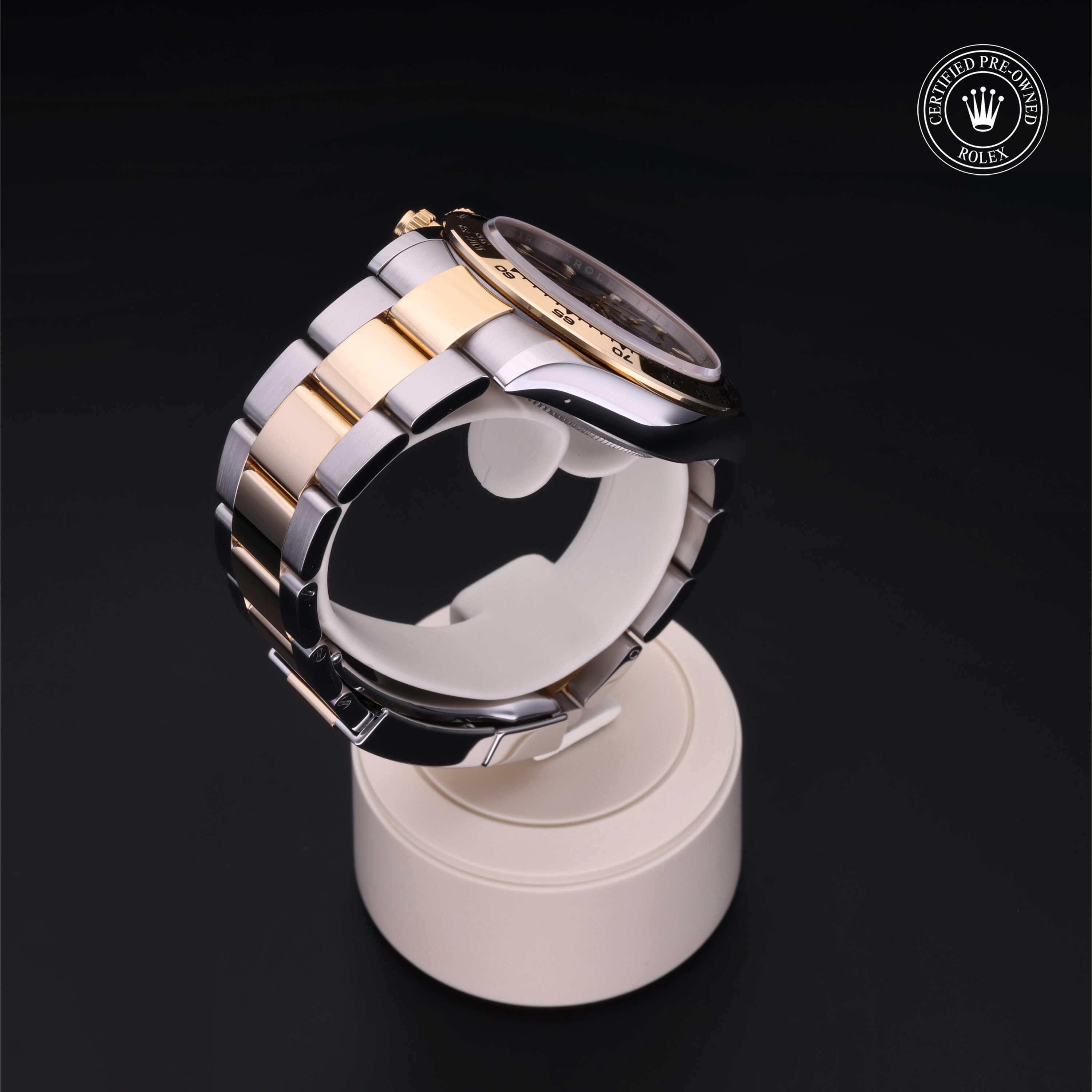 Cosmograph Daytona 勞力士中古錶認證 2018, 40毫米, 18K黃金鋼
型號: 116503