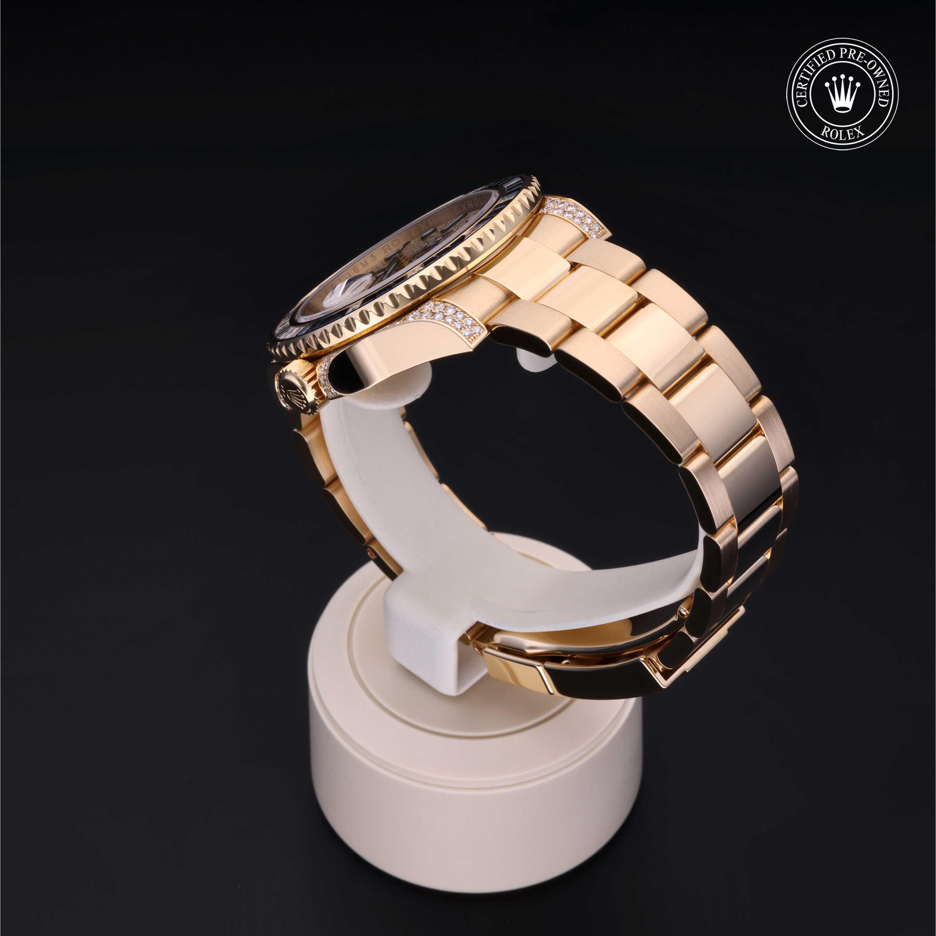 Oyster Perpetual  GMT-Master II 勞力士中古錶認證 2014, 40毫米, 18K黃金
型號: 116758SA