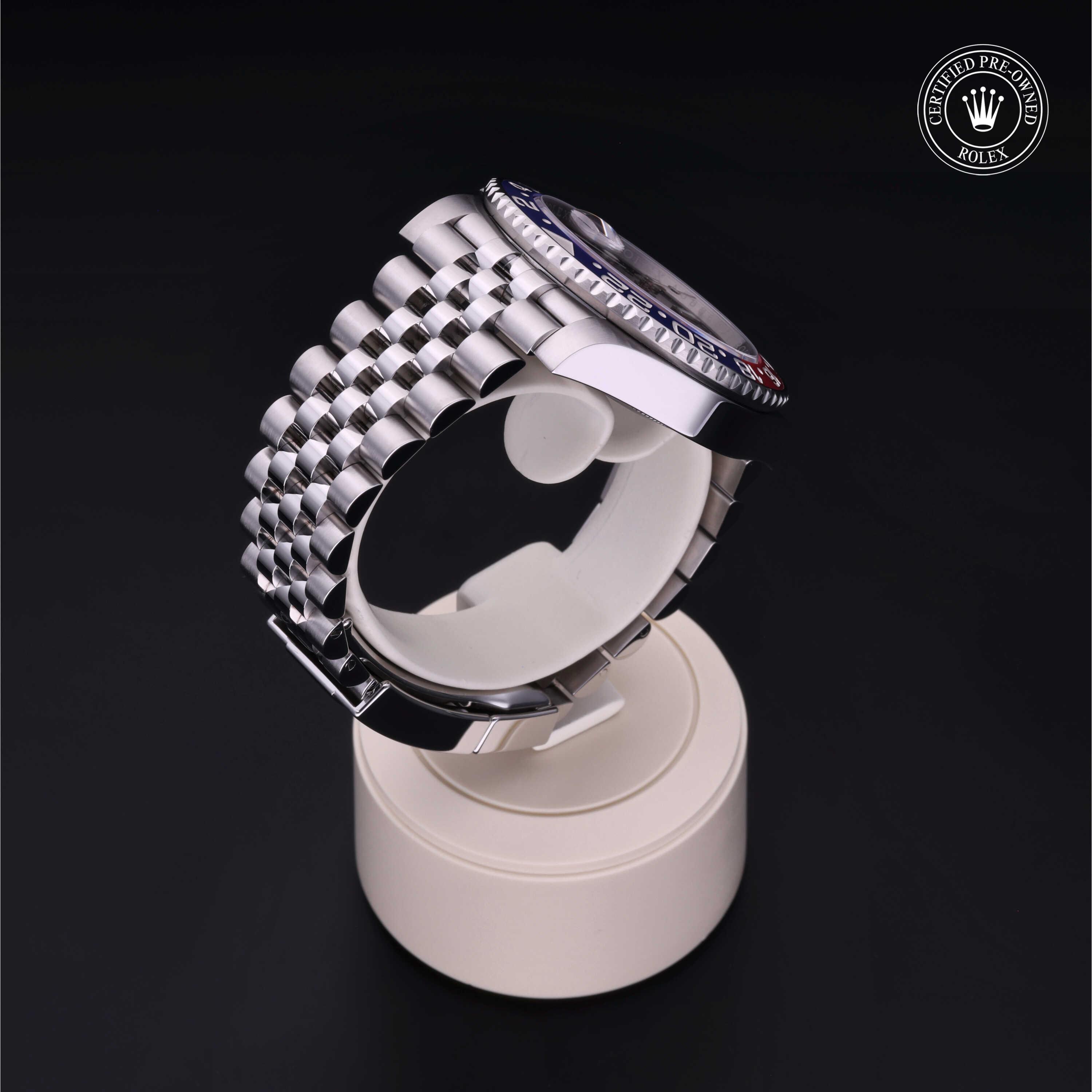 GMT-Master II 勞力士中古錶認證 2021, 40毫米, 鋼
型號: 126710BLRO