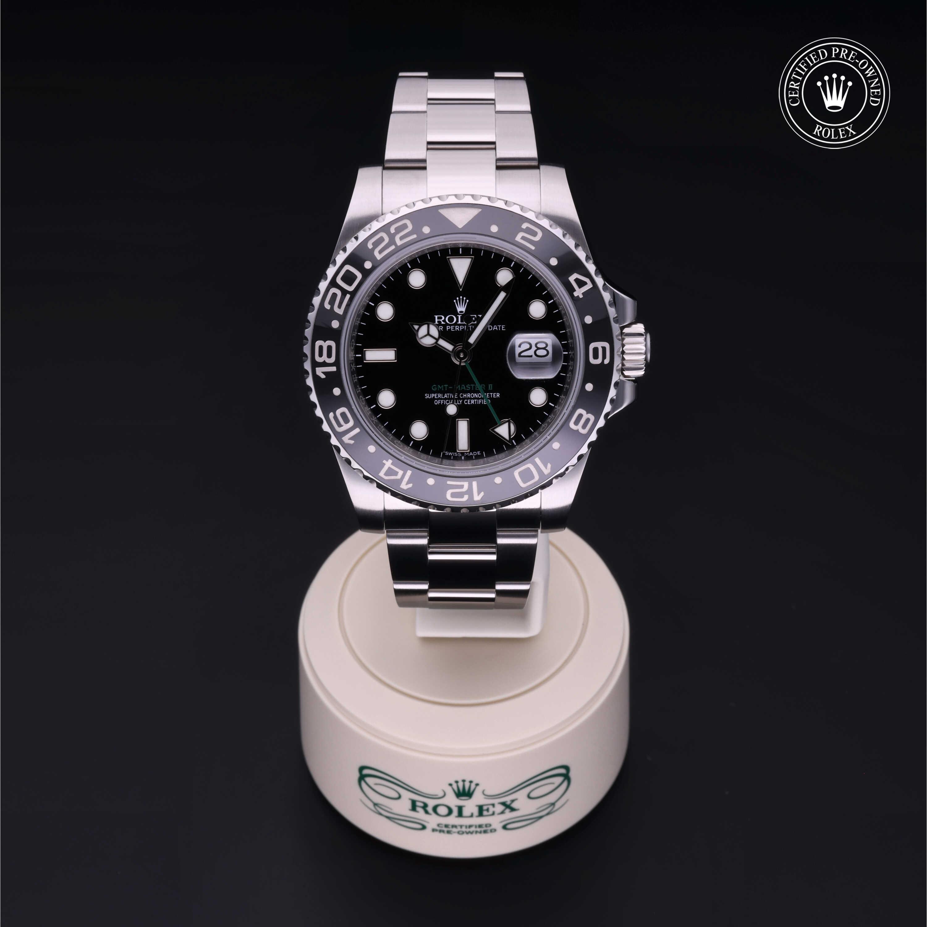GMT-Master II 勞力士中古錶認證 2014, 40毫米, 鋼
型號: 116710LN