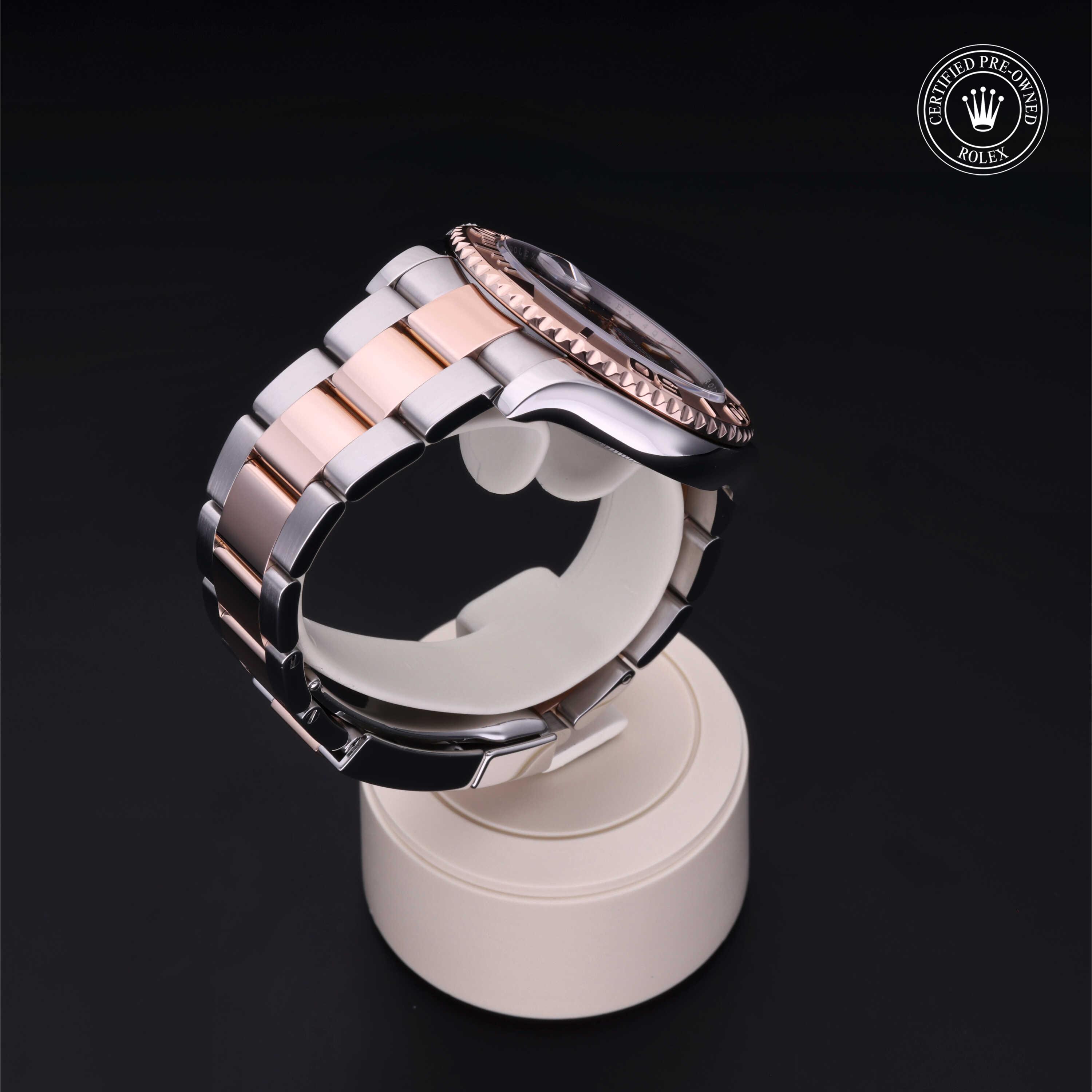Yacht-Master 40 勞力士中古錶認證 2019, 40毫米, 18K紅金鋼
型號: 116621