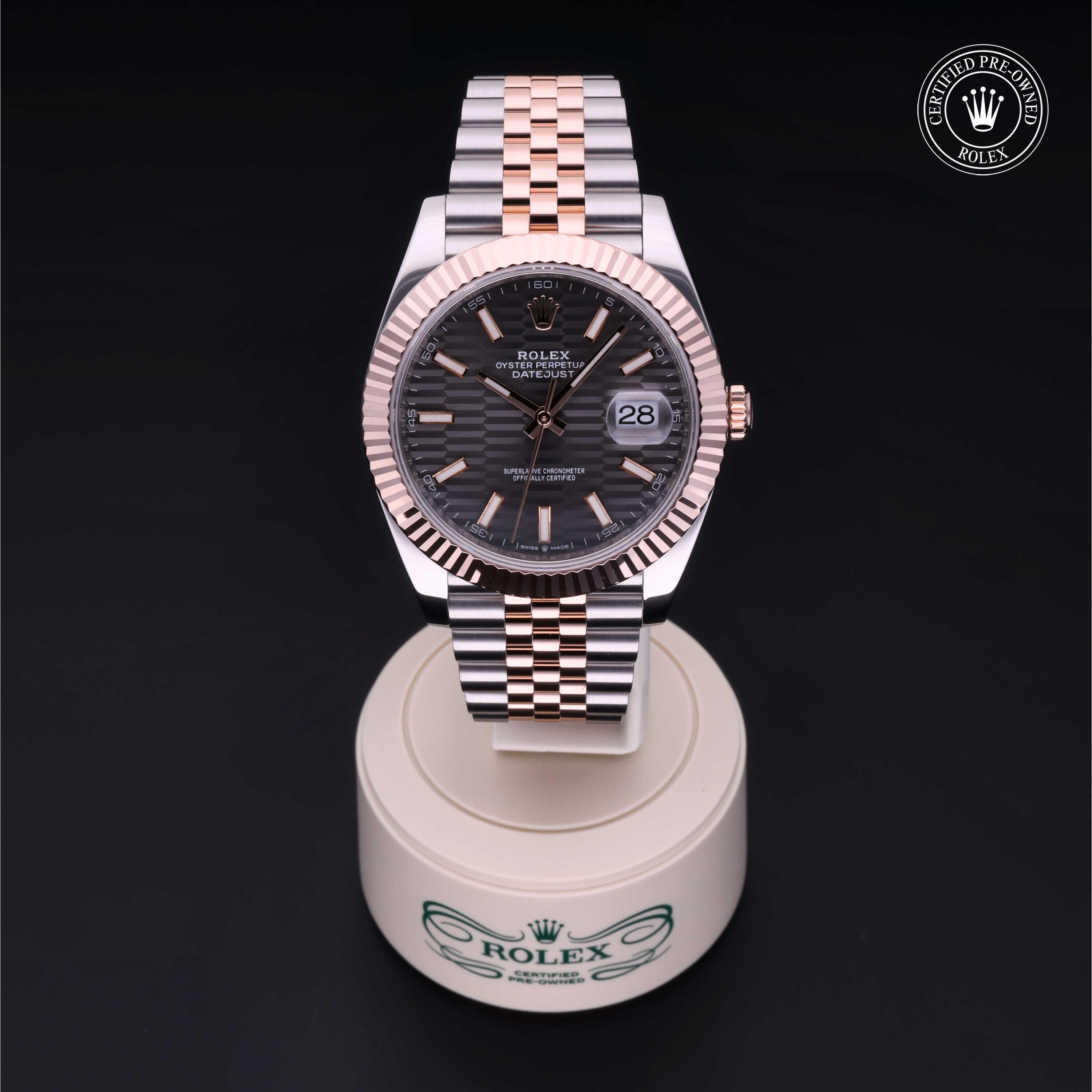 Datejust 41 勞力士中古錶認證 2022, 41毫米, 18K紅金鋼
型號: 126331
