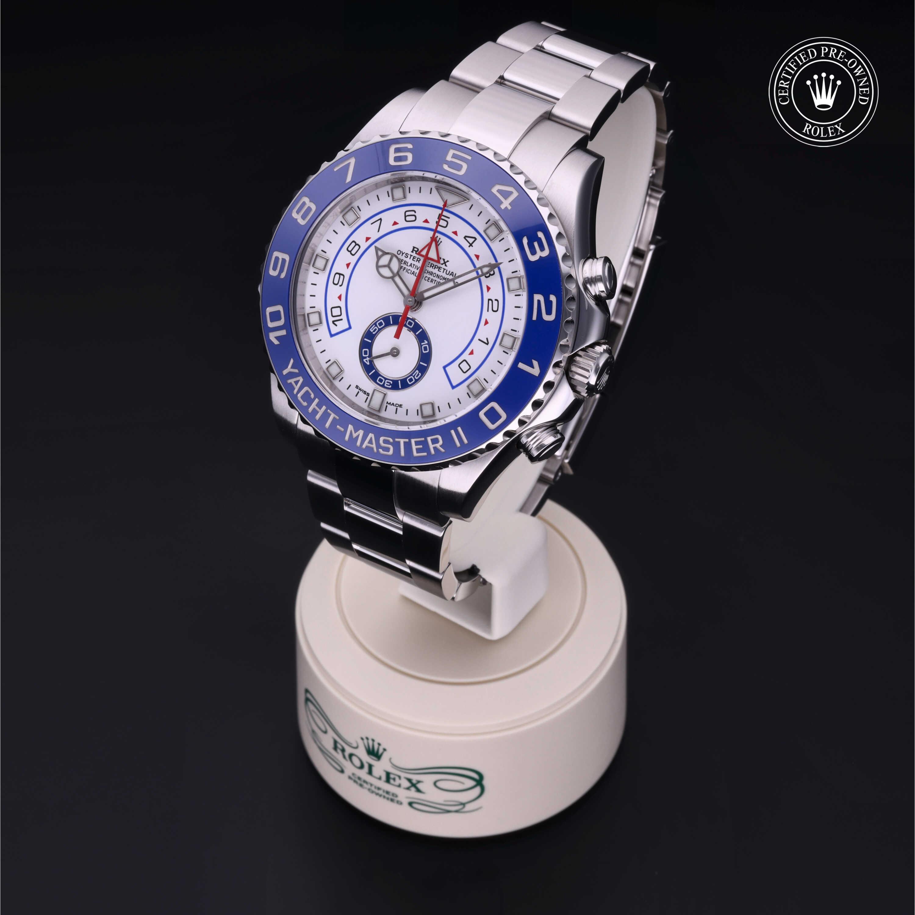 Yacht-Master II 勞力士中古錶認證 2017, 44毫米, 鋼
型號: 116680