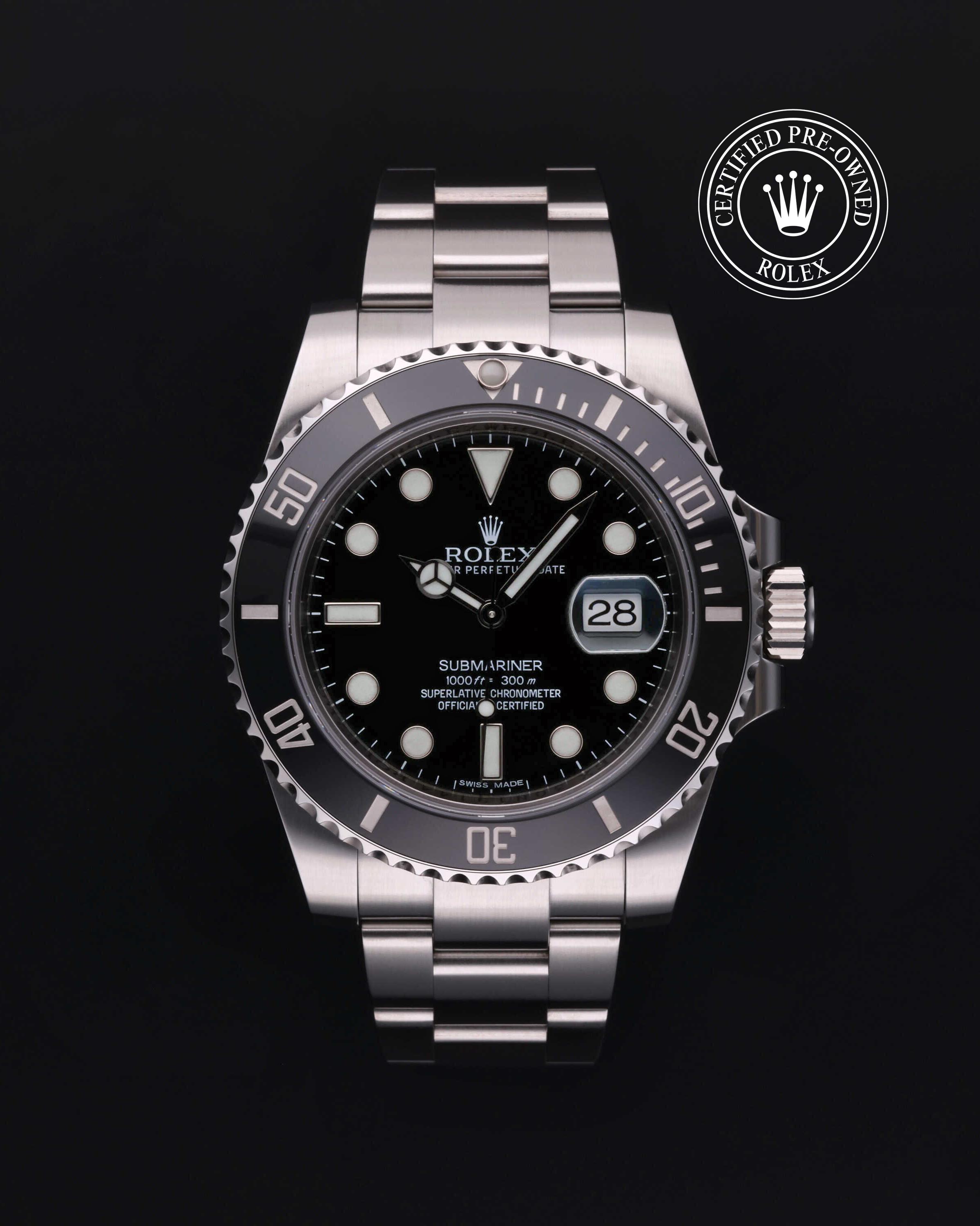 Submariner Date 勞力士中古錶認證 2013, 40毫米, 鋼
型號: 116610LN