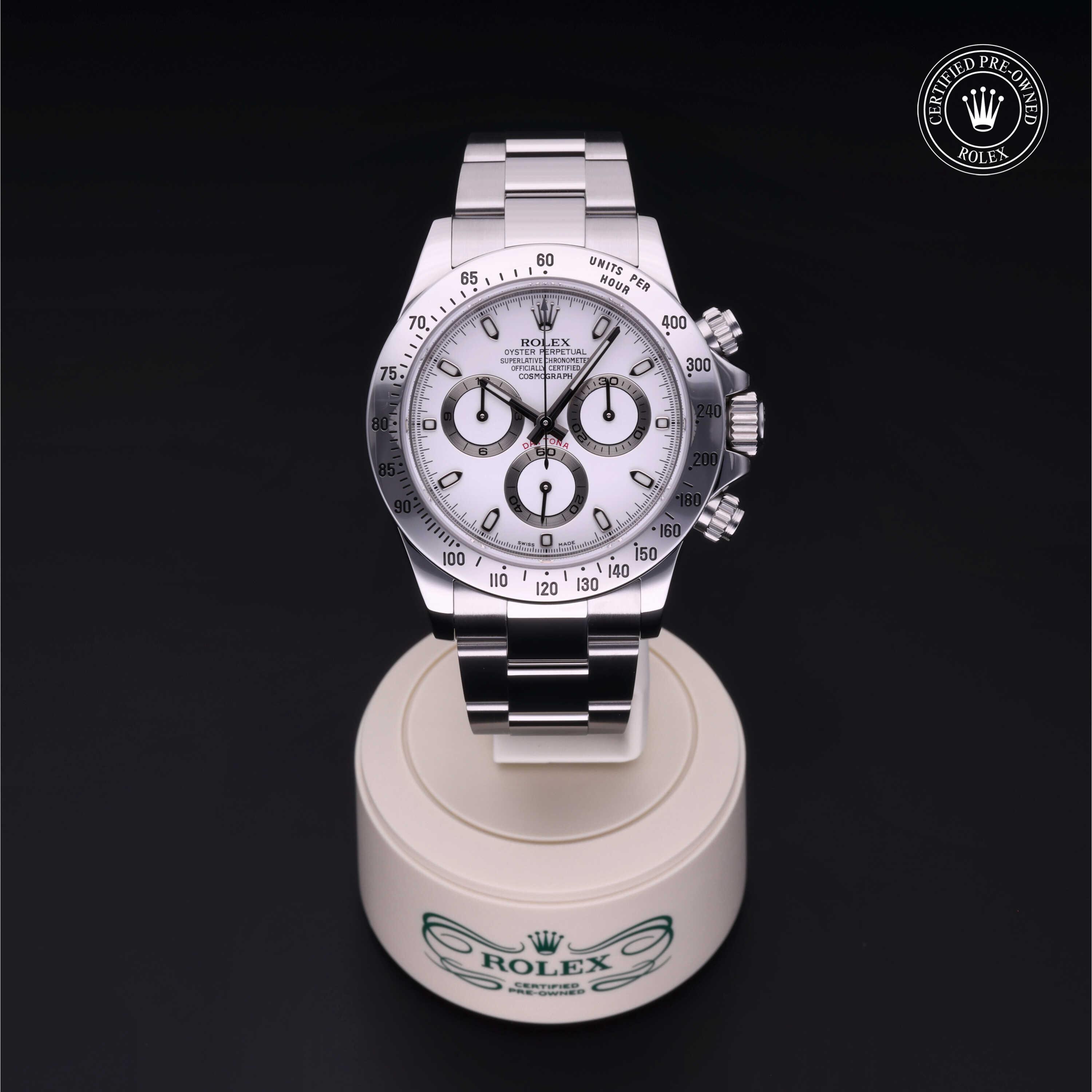 Cosmograph Daytona 勞力士中古錶認證 2011, 40毫米, 鋼
型號: 116520
