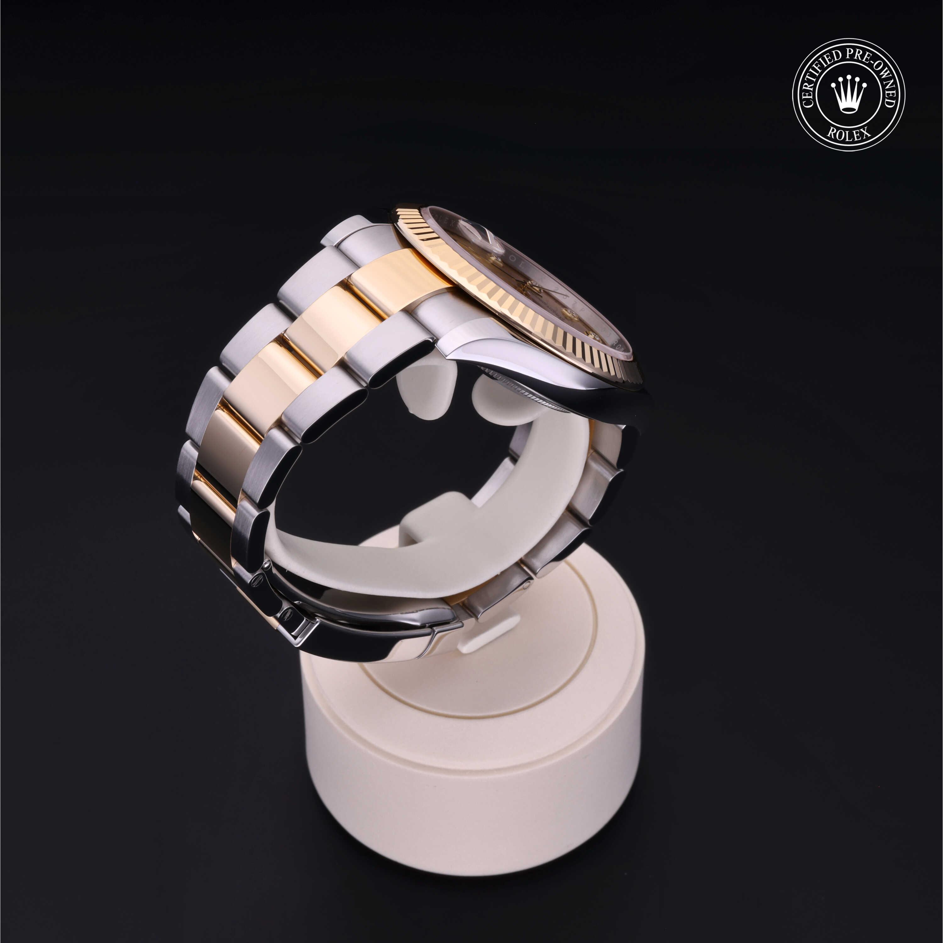 Datejust 41 勞力士中古錶認證 2017, 41毫米, 18K黃金鋼
型號: 126333