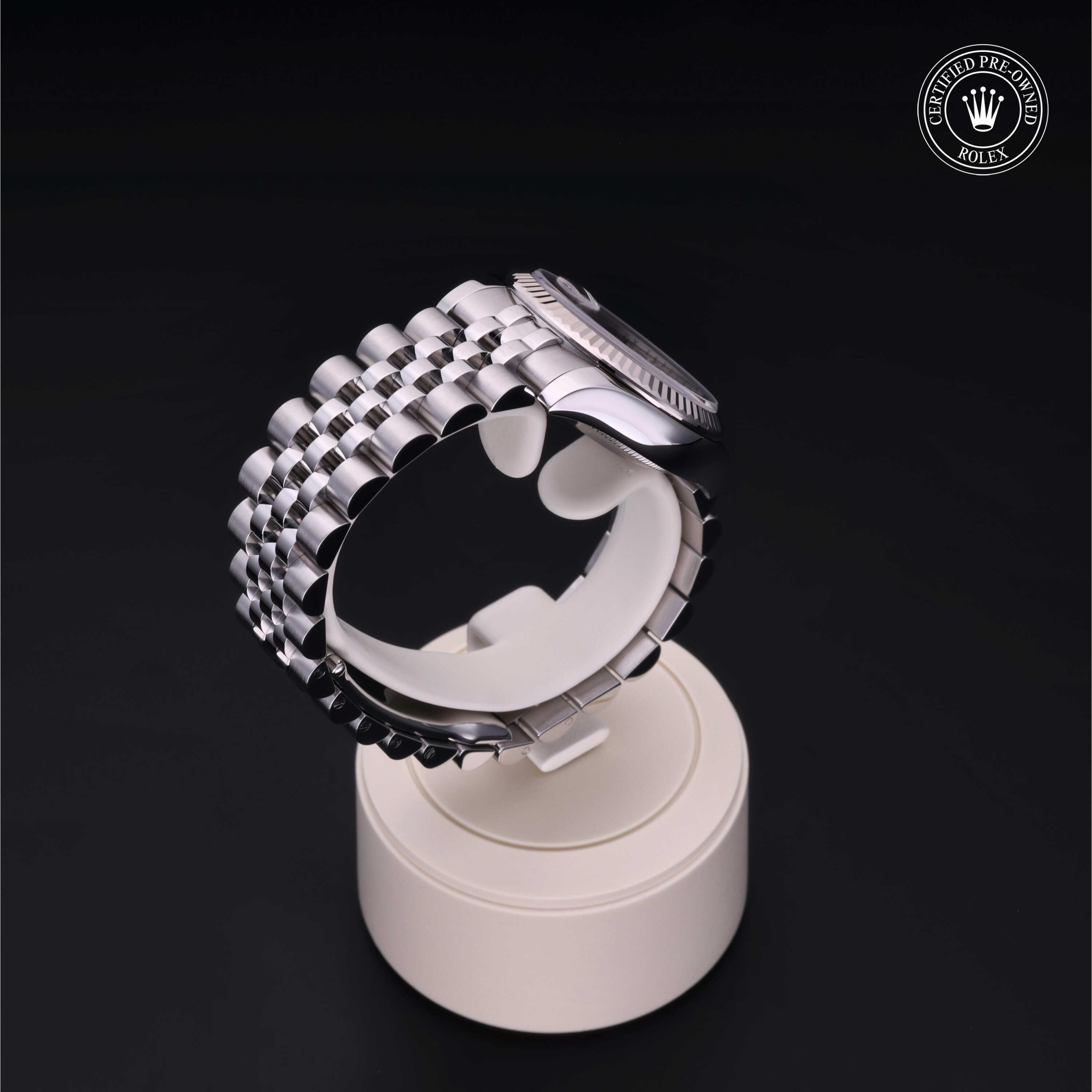 Datejust 31 Rolex Certified Pre-Owned 2014, 31 mm, Rolesor 18 Carat White
Reference: 178274