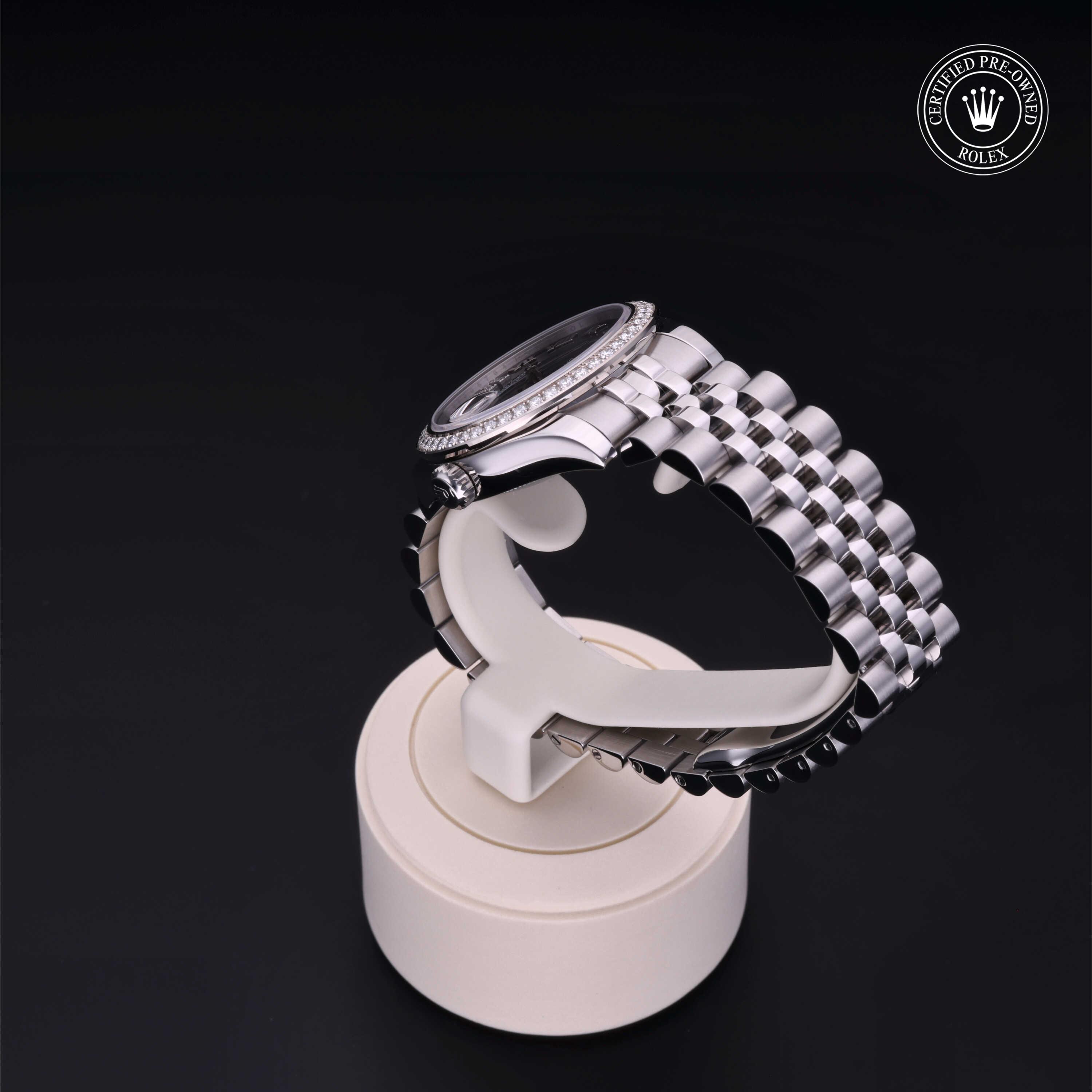 Datejust 31 勞力士中古錶認證 2013, 31毫米, 18K白色黃金鋼
型號: 178384