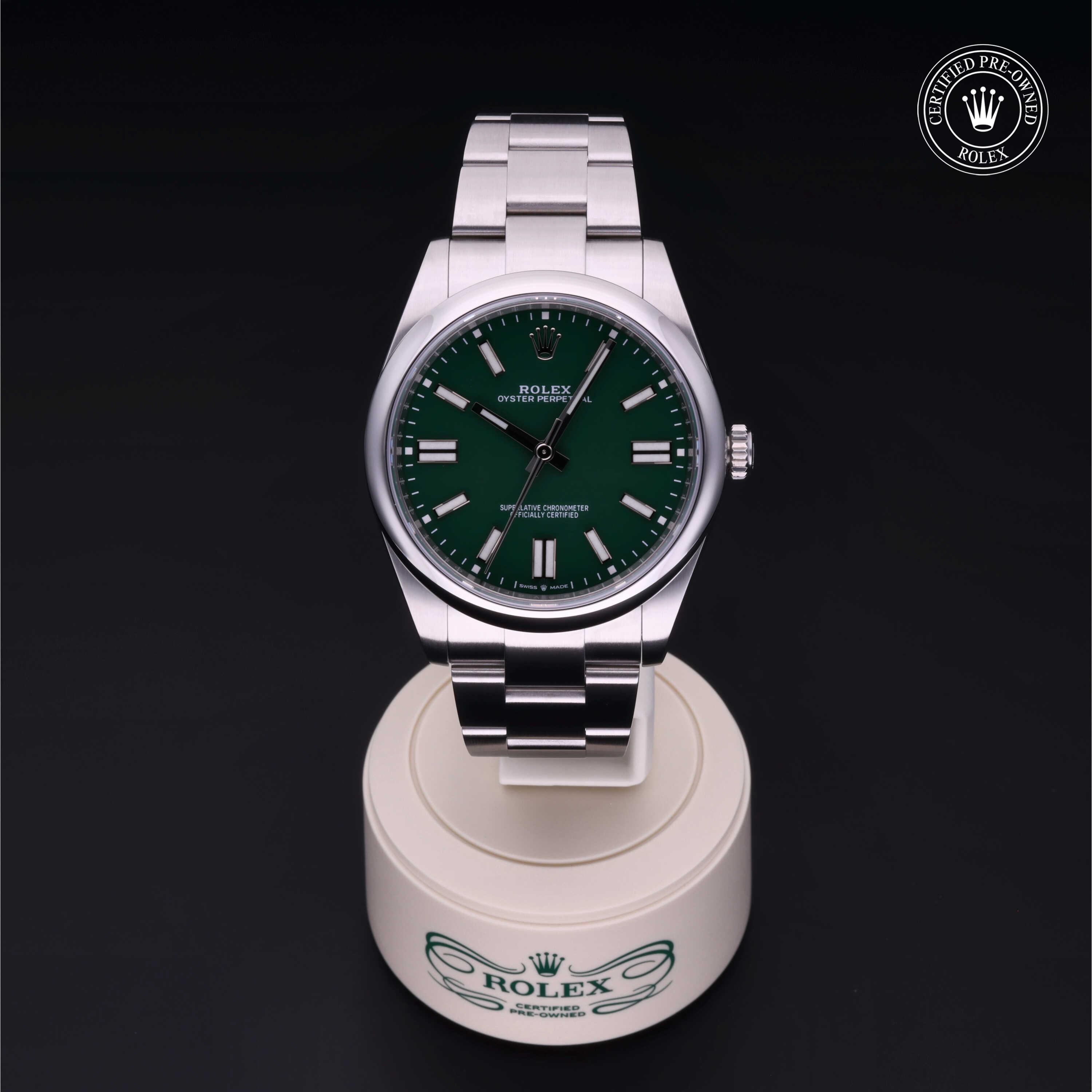 Oyster Perpetual 41 勞力士中古錶認證 2021, 41毫米, 鋼
型號: 124300